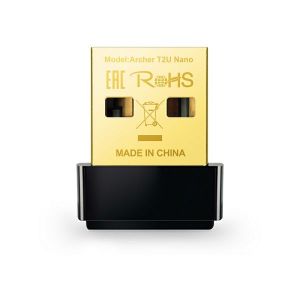 TP-Link AC600 Archer T2U Nano bežični Dual-Band USB2.0 adapter 200Mbps/433Mbps (2.4GHz/5gHz), 802.11a/b/g/n/ac, WPA2/WPA