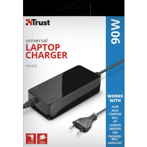 TRUST PC PUNJAČ ZA LAPTOP UNIVERZALNI PRIMO 19V-90W