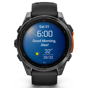 Pametni Outdoor sat Garmin Fenix 8 51 mm AMOLED slate gray, black remen