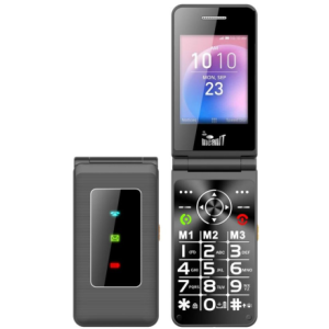 Mobitel MeanIT Flip XXL crni