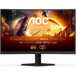 Monitor 27" AOC  C27G4ZXE  Curved FHD, VA, 180Hz
