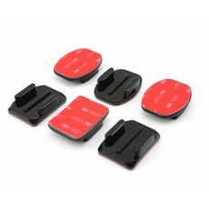 GoPro pribor Curved + Flat Adhesive Mounts