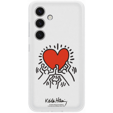 Prozirna maska za Samsung Galaxy S24+ bijela sa okvirom EF-MS926CWEGWW