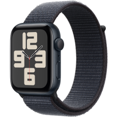 Apple Watch SE2 v3 GPS 40mm Midnight aluminium case with Ink sport loop