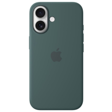 Apple iPhone 16 silicone case with MagSafe Lake Green