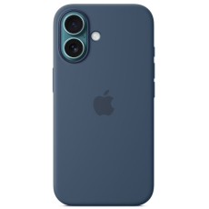 Apple iPhone 16 silicone case with MagSafe Denim