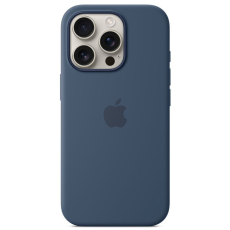 Apple iPhone 16 Pro silicone case with MagSafe Denim