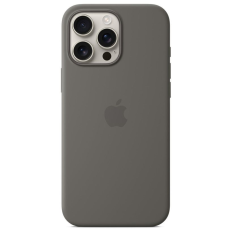 Apple iPhone 16 Pro silicone case with MagSafe - Stone Gray