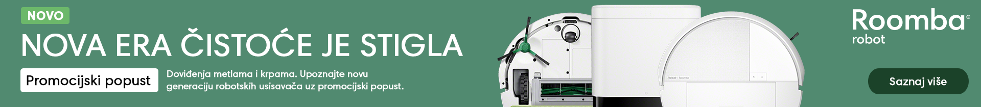Neka Roomba čisti umjesto Vas