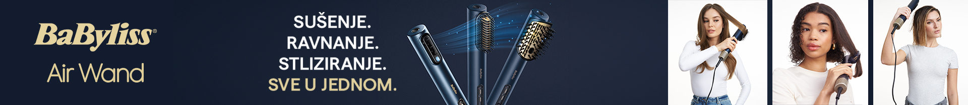 BaByliss Air Wand - Sušenje. Ravnanje. Stiliziranje.