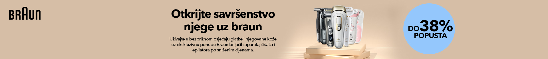Otkrij Braun uređaje za njegu tijela 
