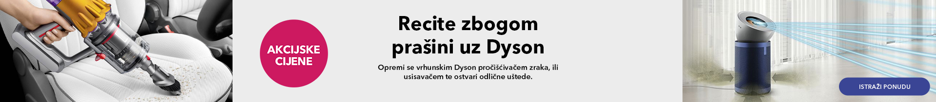 Recite zbogom prašini uz Dyson