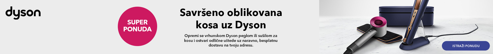 Savršeno oblikovana kosa uz Dyson