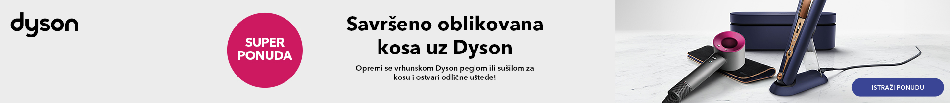 Savršeno oblikovana kosa uz Dyson