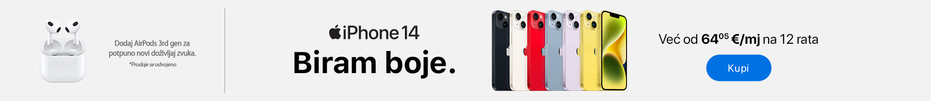 iPhone 14 - Biram boje.