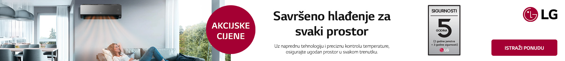 Savršeno hlađenje za svaki prostor
