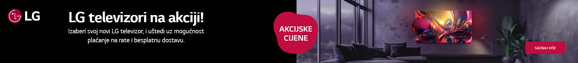 LG televizori na akciji!