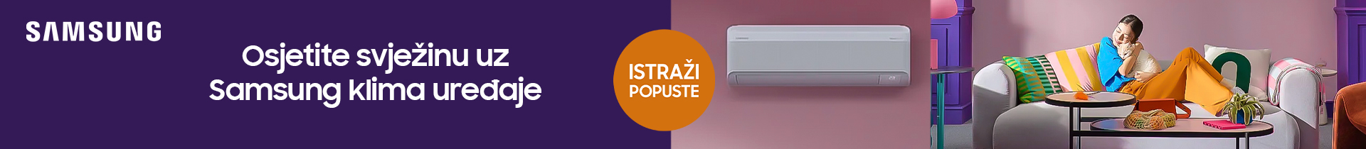 Osjetite svježinu uz Samsung klima uređaje