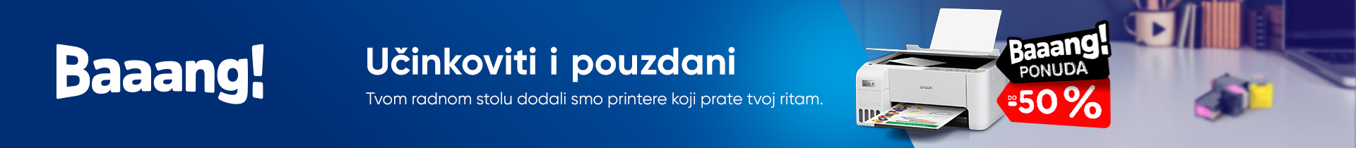 Uštedi 10% na odabranim printerima