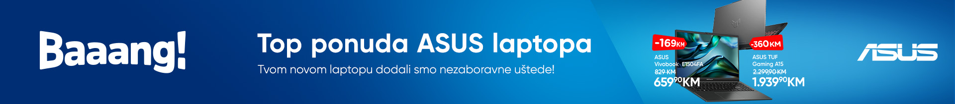 Top ponuda ASUS laptopa