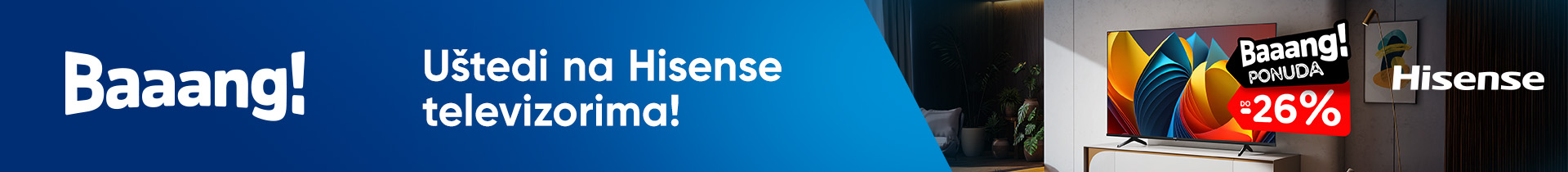 Uštedi na Hisense televizorima