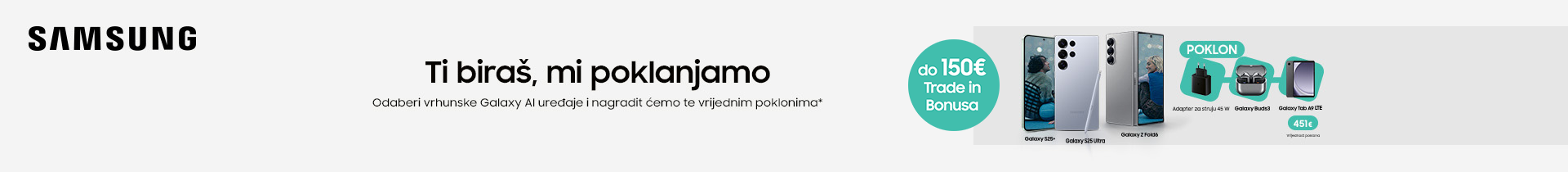 Ti biraš, mi poklanjamo