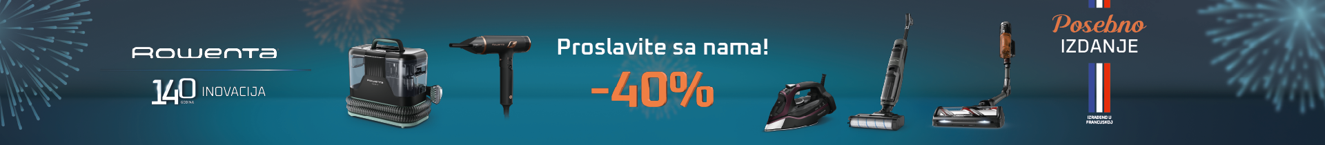Proslavite s nama 140 godina Rowente! 