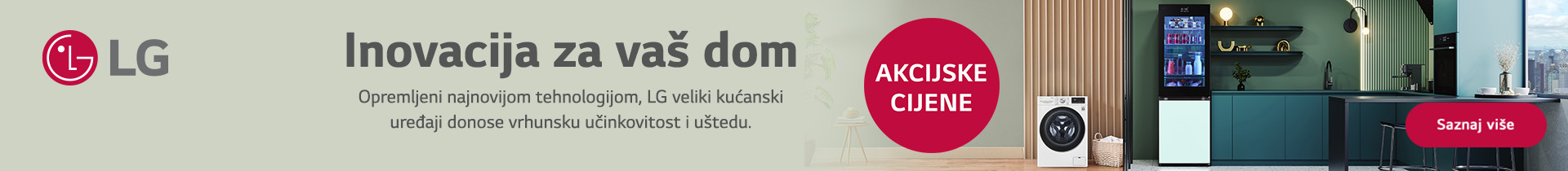 Opremi svoj dom LG uređajima