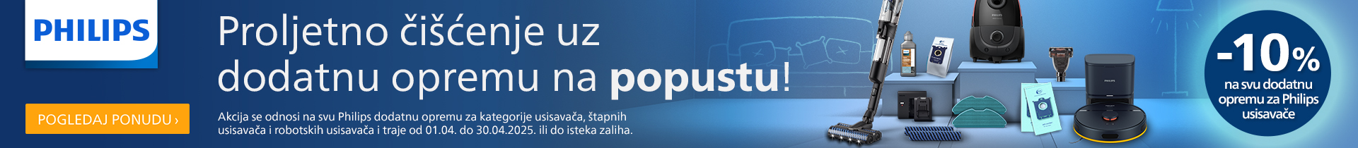Proljetno čišćenje uz dodatnu opremu na popustu