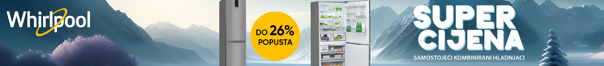 Svježina koja traje – Whirlpool hladnjaci uz super uštede!