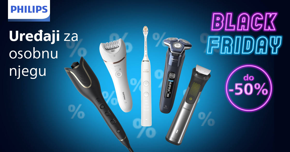 Philips uređaji za osobnu njegu uz Black Friday popuste
