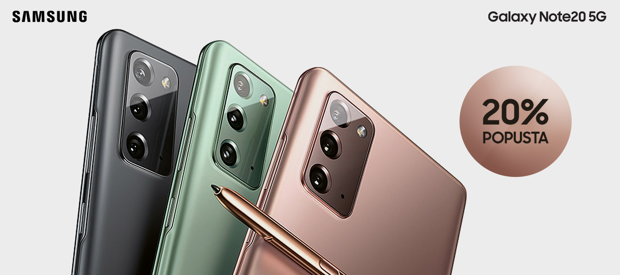 Zgrabi novi Galaxy Note20 po super cijeni!
