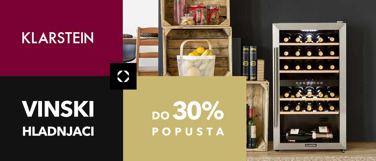 Klarstein vinski hladnjaci na akciji!