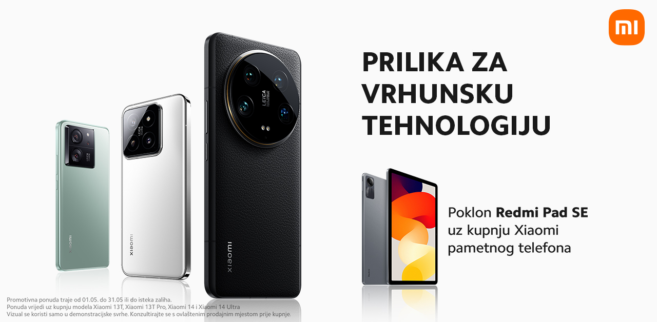 Poklon tablet uz kupnju Xiaomi mobitela