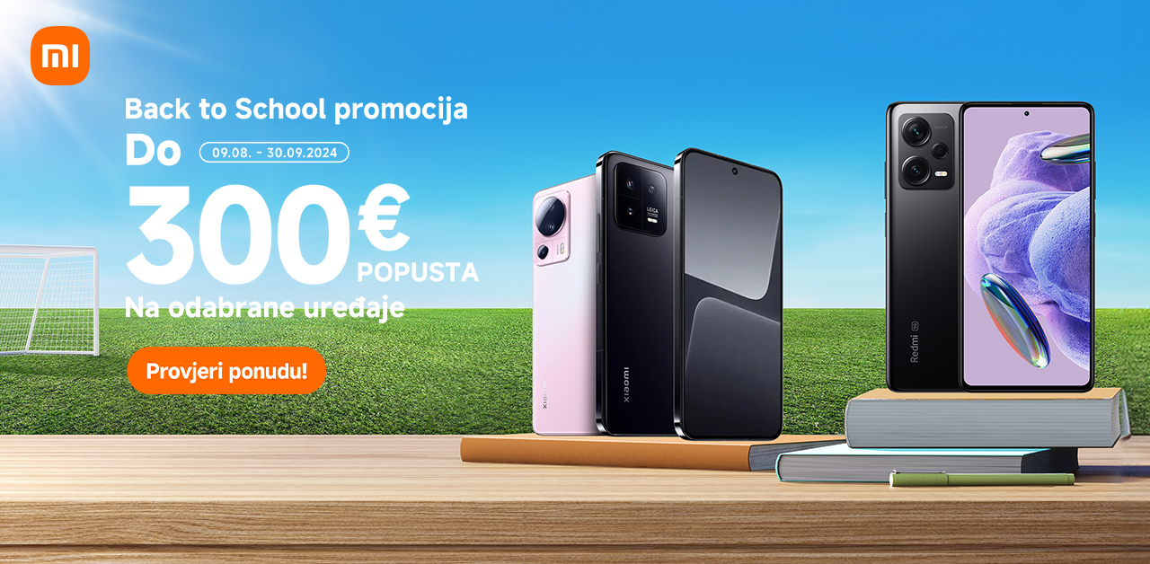 Xiaomi Back to School - do 300€ popusta na odabrane uređaje