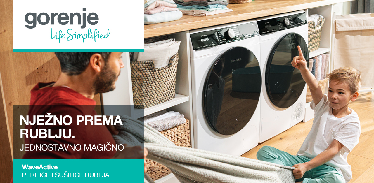 Gorenje perilice i sušilice rublja WaveActive