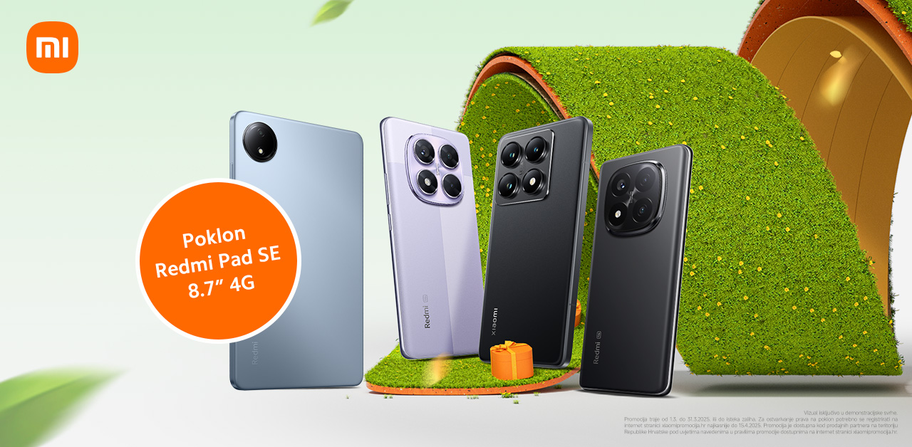 Poklon uz kupnju odabranih Xiaomi mobitela!
