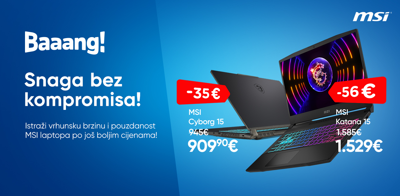 Snaga, brzina i inovacija u tvojim rukama!