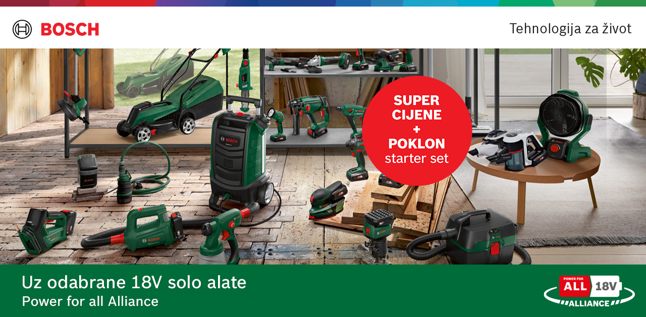 Profesionalni rezultati uz Bosch 18V Solo alate!