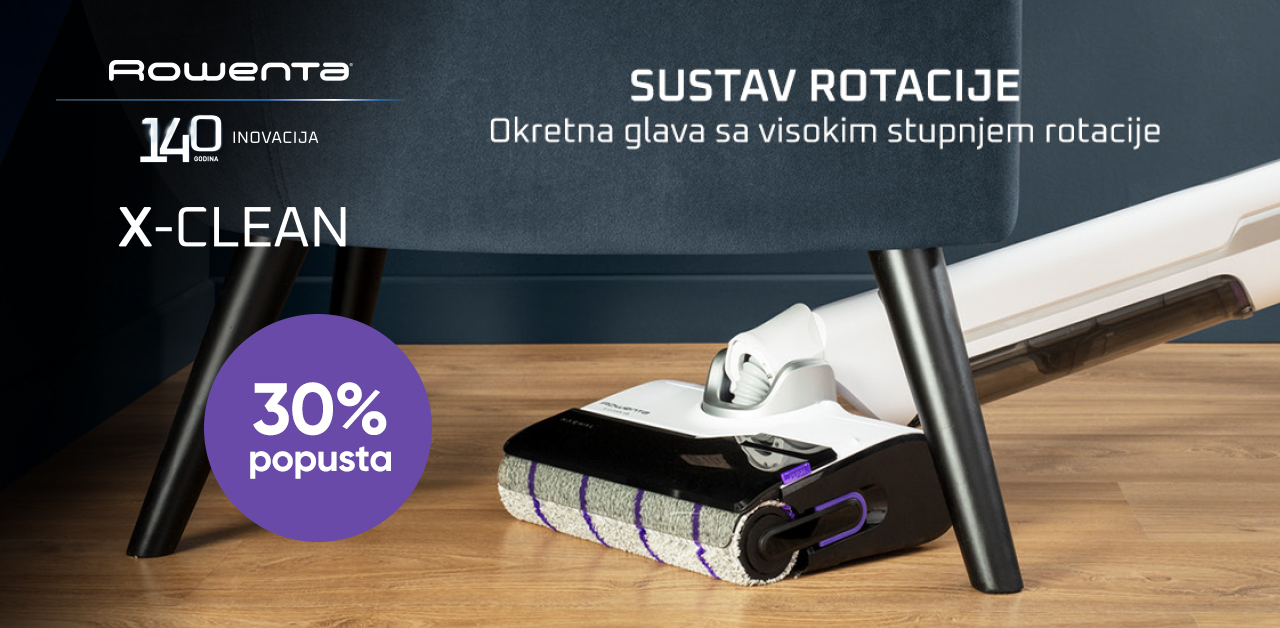 Uštedi do 30% na Rowenta X-clean usisavačima