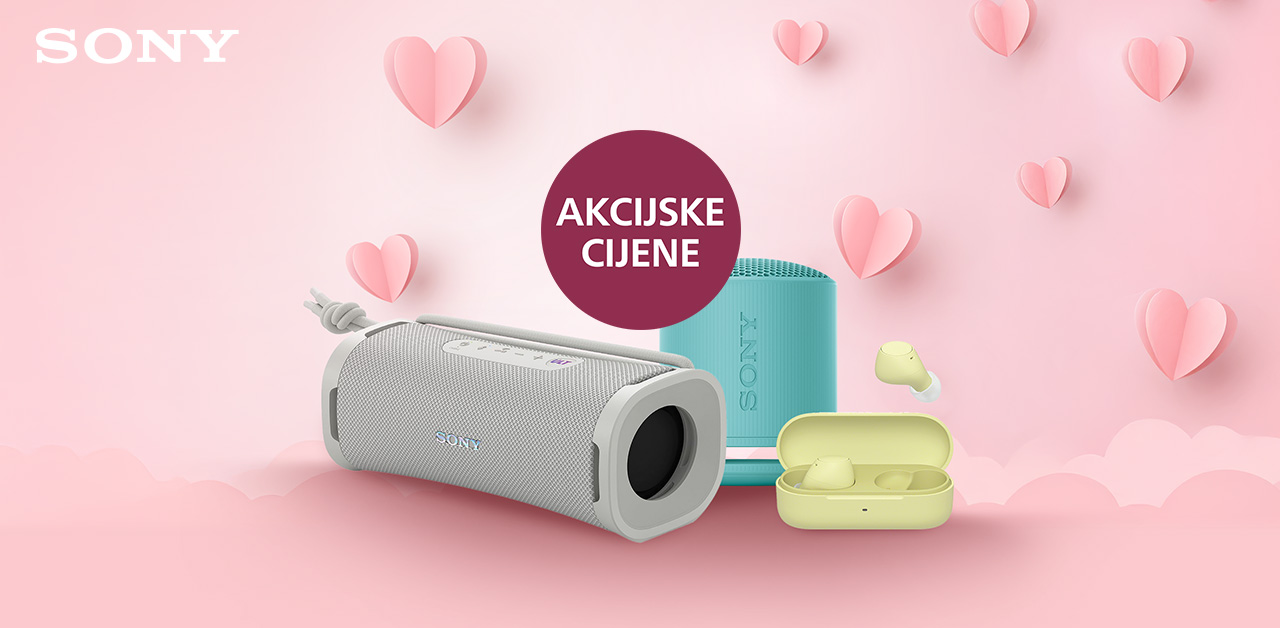 Podijeli ljubav uz Sony audio uređaje