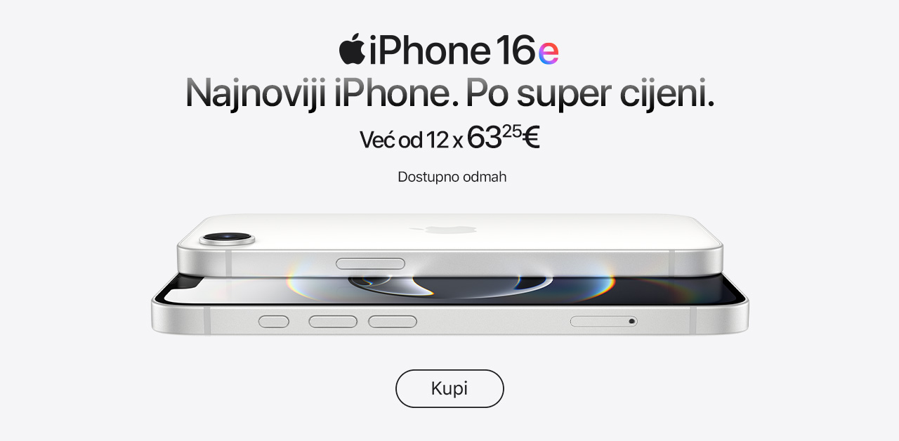 Najnoviji iPhone. Po super cijeni.