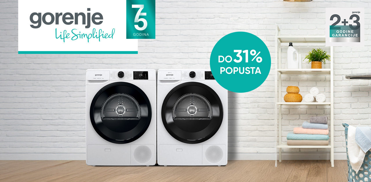 Gorenje sušilice na akciji