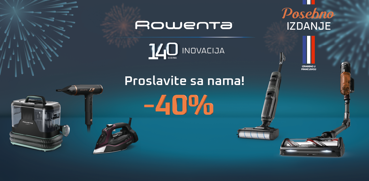 Proslavite s nama 140 godina Rowente! 