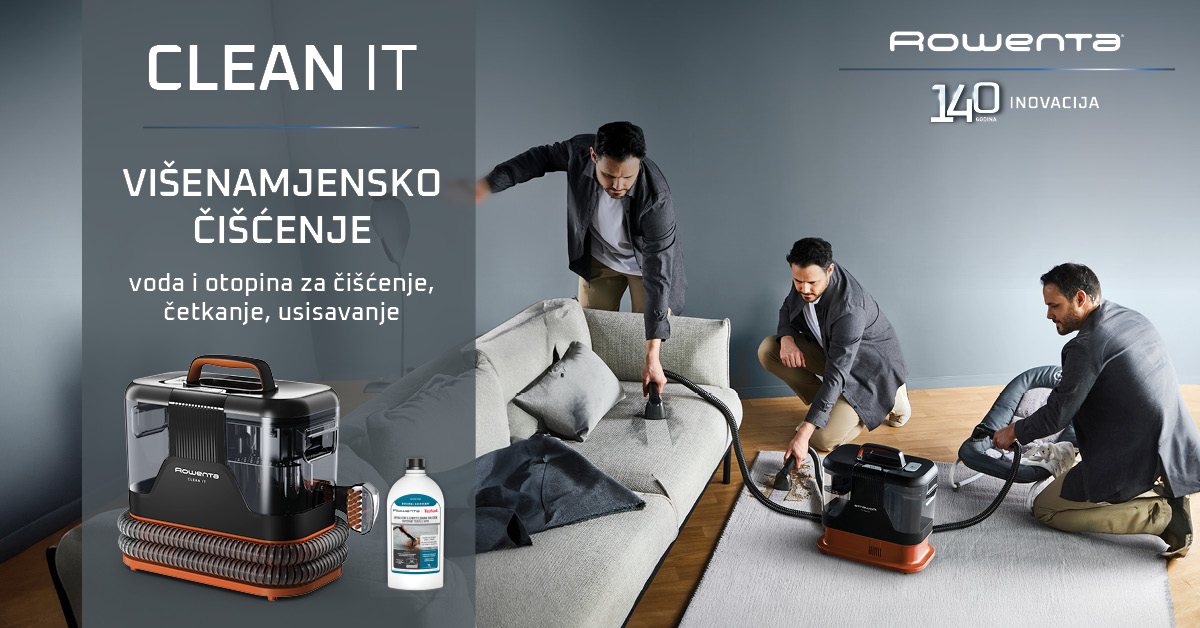Brzo i učinkovito uklanjanje mrlja – Rowenta Clean It!