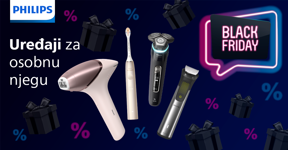 Philips uređaji za osobnu njegu uz Black Friday popuste