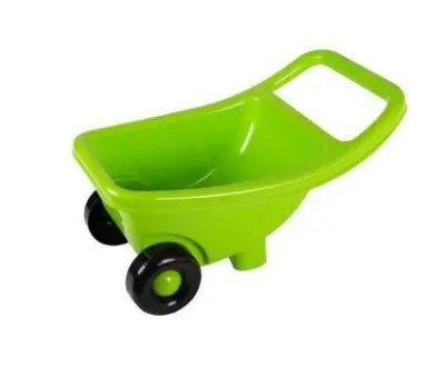 PVC kolica za igru u pješčaniku 53 cm zelena