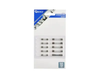 Set staklenih osigurača 10 komada 5-25A