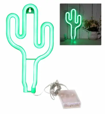 LED ukrasna zidna lampa Kaktus USB