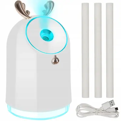 Punjiva LED RGB lampa i difuzor za ovlaživač zraka 250 ml USB
